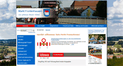 Desktop Screenshot of markt-frontenhausen.de